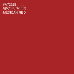 #A72525 - Mexican Red Color Image